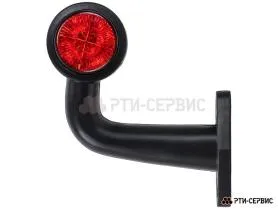 Фонари габаритные на кронштейне (2 шт.) LED красный/белый 24V (16 см) (E-206) - фото 3