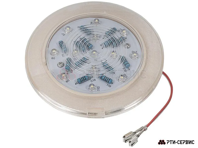Светильник для салона автофургона, LED, ø115 мм, 24В
