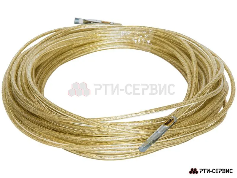 Трос TIR стальной пломбировочный в оплётке ПВХ с наконечниками, 28 м