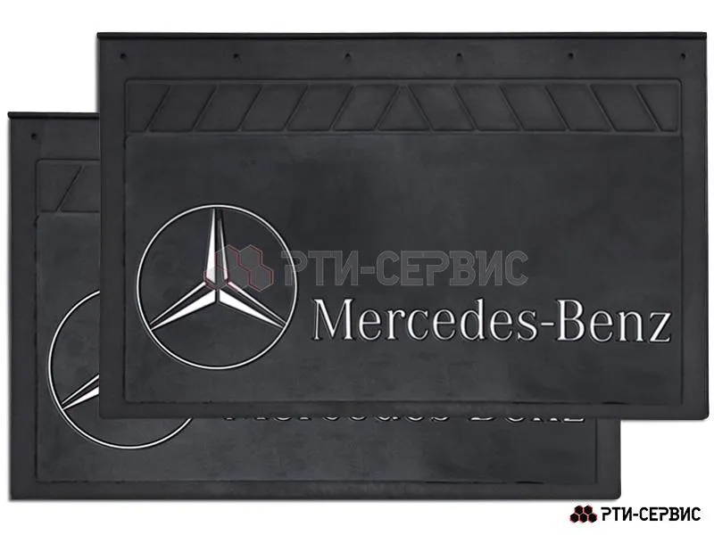 Брызговик 580х360 мм Mercedes Benz (лого)