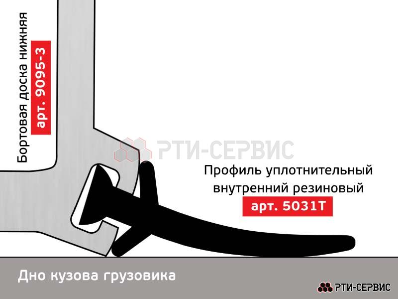 Профиль уплотнительный (30 м) (внутр.), резиновый - фото 2